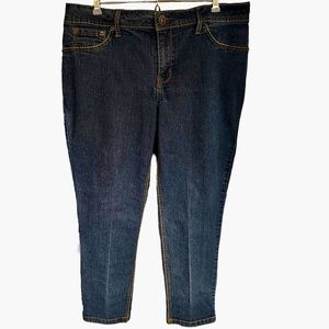 BONGO Ankle Cropped Stretch Skinny Jean Size 18W